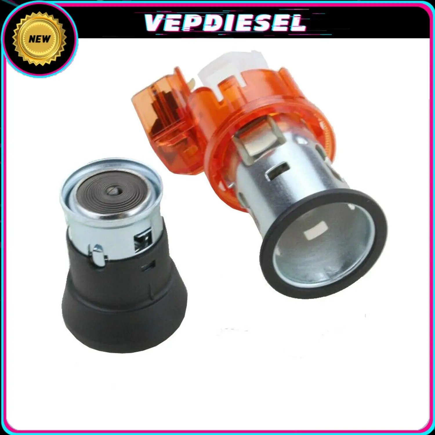 Cigarette Lighter Socket Plug Assembly Bezel FOR Audi A3 S3 A4 S4 A6 A8 S8 RS6 1998-2011 8K0919343 Car Accessories