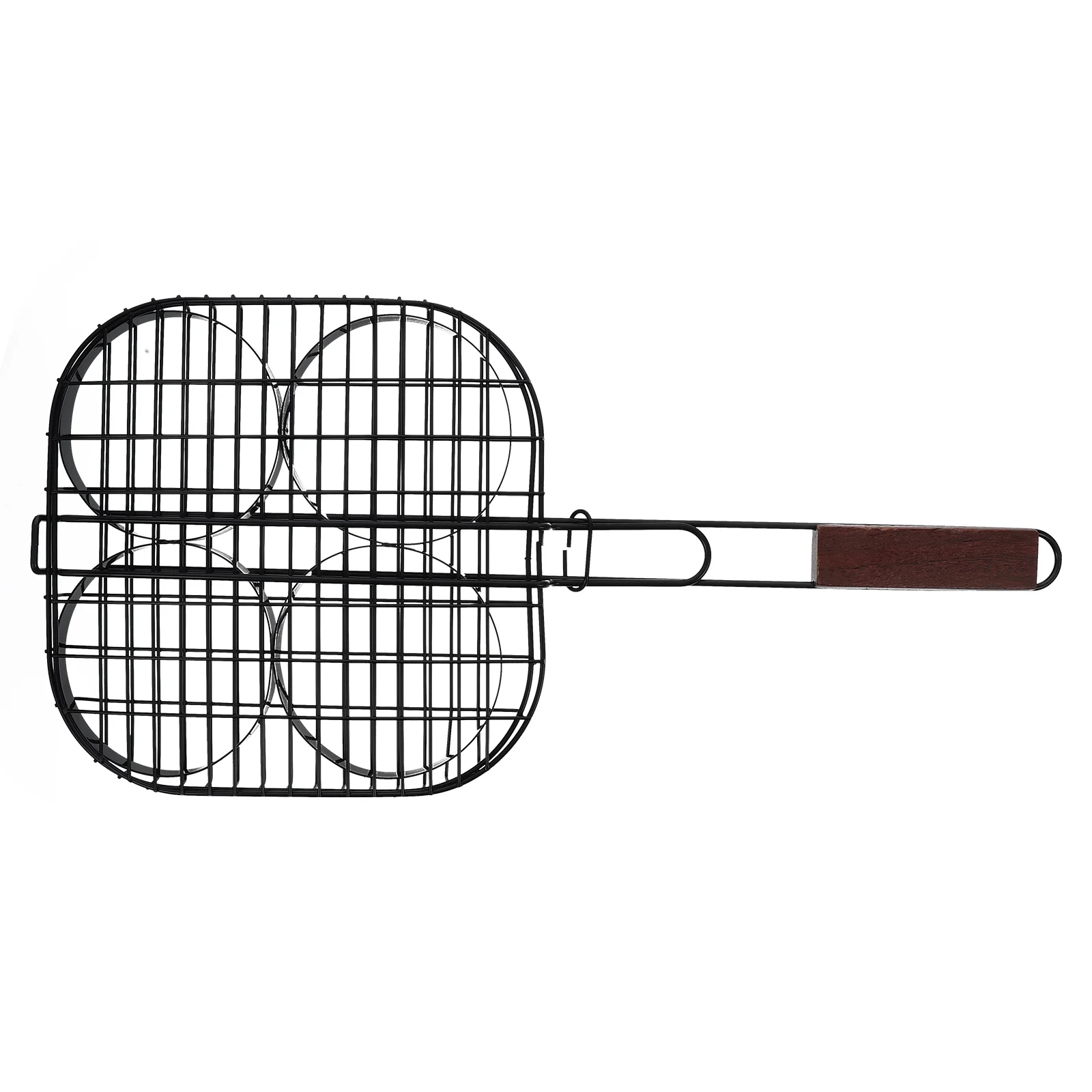 

1pc Bbq Grill Basket Nonstick Family-Sized Burgers Fish Vegetables Grilling Tool For Outdoor Camping Picnic Cooking Grilling