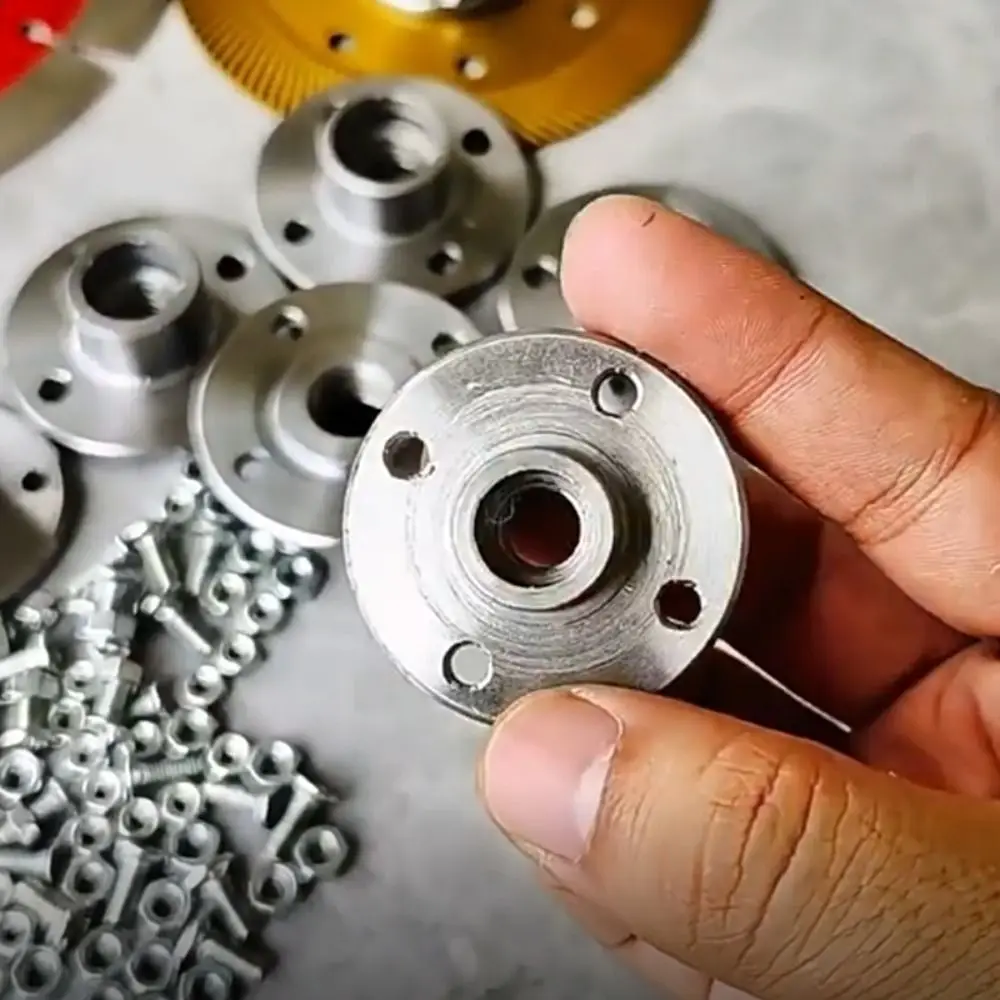 M10/M14/M16 Angle Grinder Flange Plate Round Plate Metal Grinder Disc Backing Plate Disc Positioning Secure Clamping