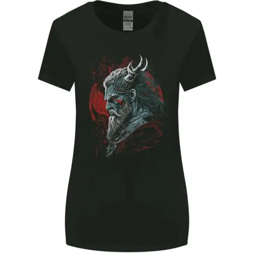 A Fantasy Viking Of War Odin Thor Womens Wider Cut T-Shirt