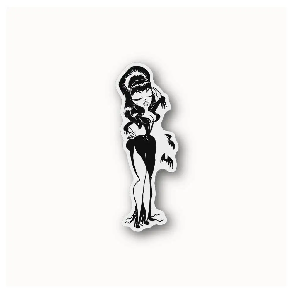 Elvira Waterproof Stickers For Decorating Car Windows Motorcycles And Computers.