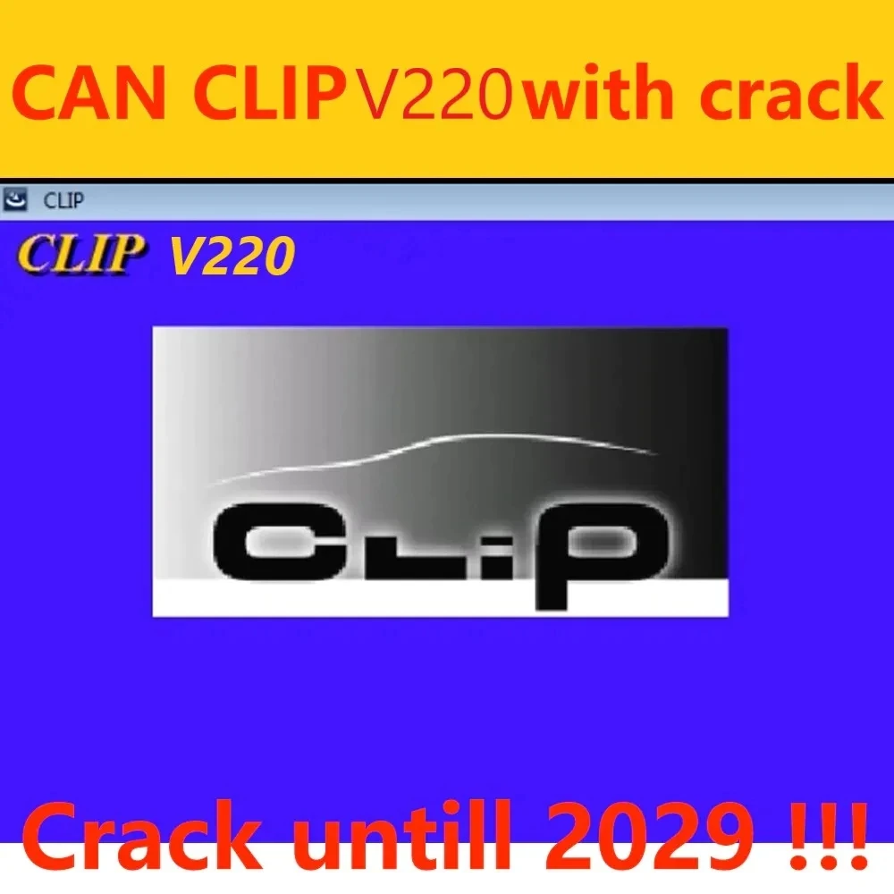 

Can Clip V220 Hot For Renault OBD2 Diagnostic Car Repair Software With Gift Reprog V191+Pin Extractor V2 Update Data to 2029