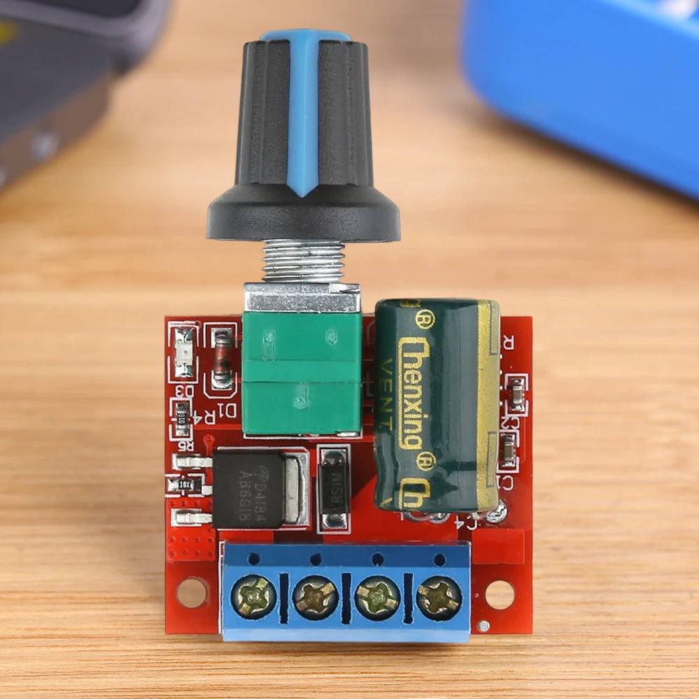 5A PWM Motor Speed Controller DC 4.5V-35V 90W PWM Adjustable Drive Module Fuse Automatic Recovery Speed Control Switch