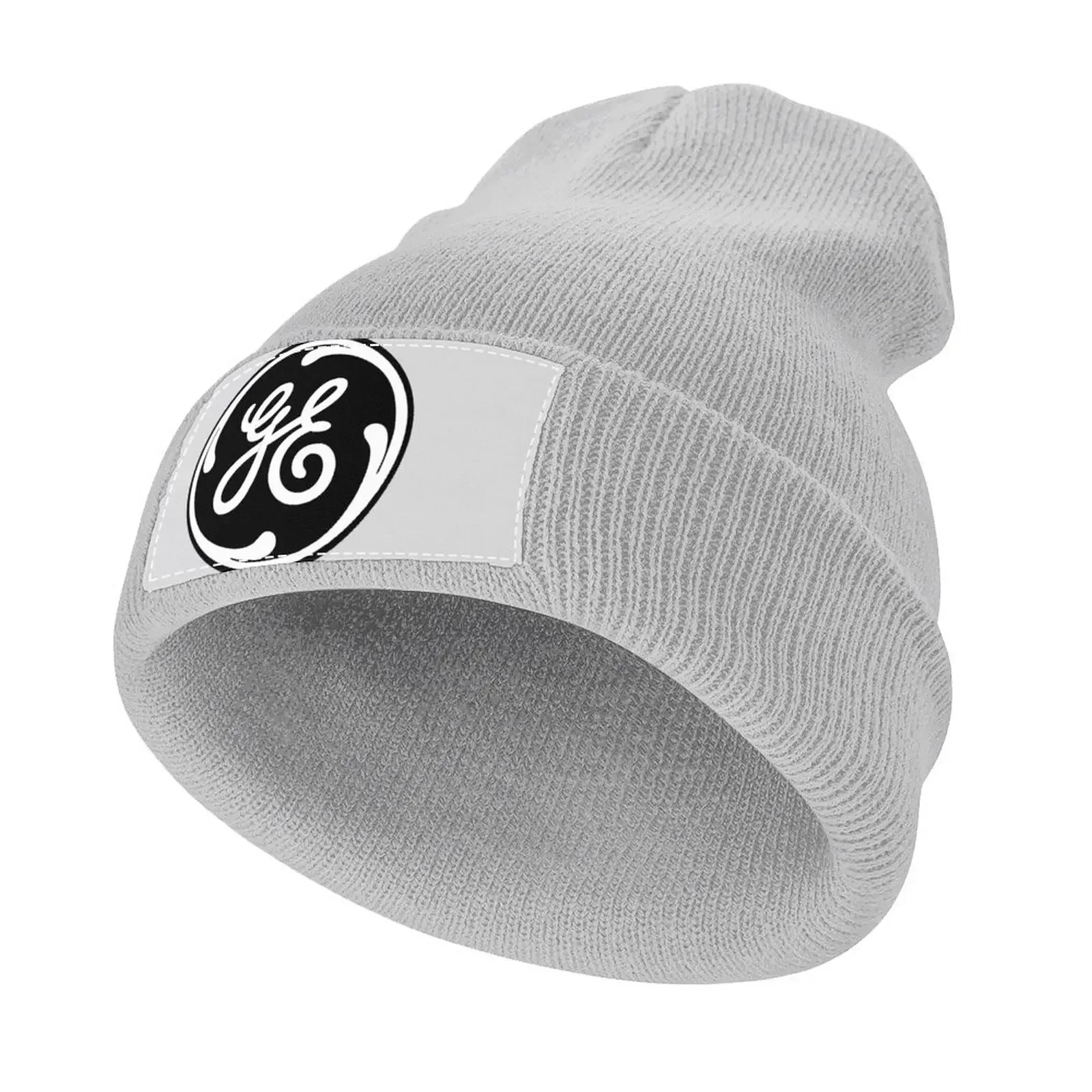 

General Electric Logo (black) Knitted Hat Big Size Hat Beach Bag Hat Beach Sunhat Cap Women's Men's