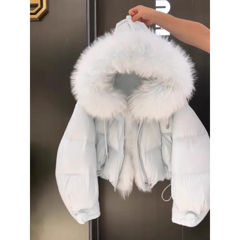 

Корейская модная женская хлопковая куртка с капюшоном, приталенный топ уникального дизайна, осенне-зимняя, для повседневной носки, прямого кроя, на молнии