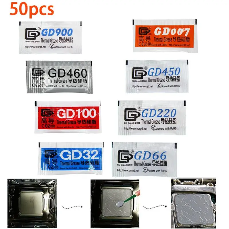 50Pcs 0.5G/Bag Ther…