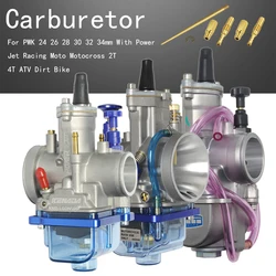 Flat Curtain Carburetor Carb Cable For PWK 24 26 28 30 32 34mm With Power Jet Racing Moto Motocross 2T 4T ATV Dirt Bike