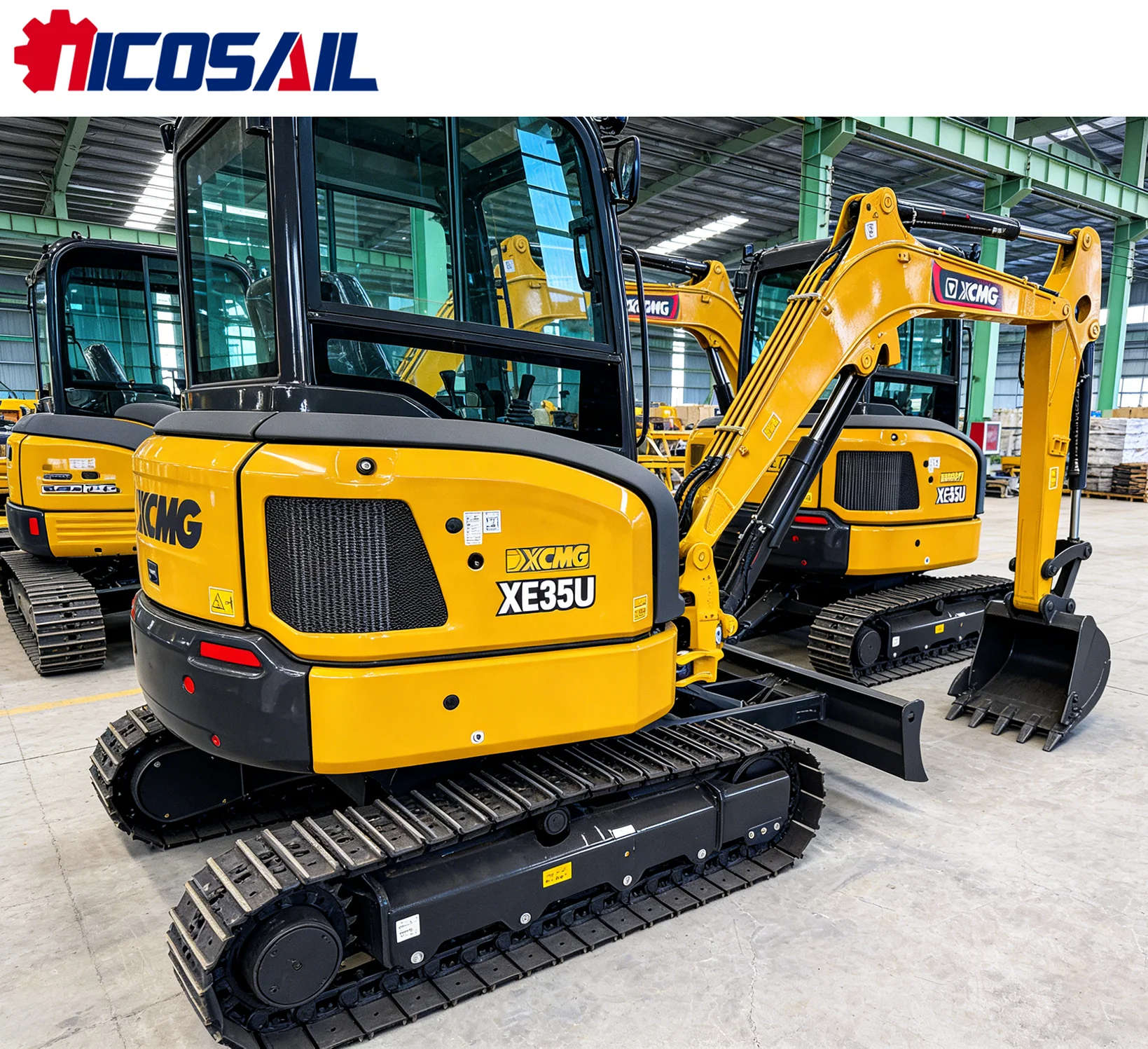 

30 малогабаритных экскаваторов грузоподъемностью 4 тонны с сертификацией EPA/CE, универсальные для инженерных работ