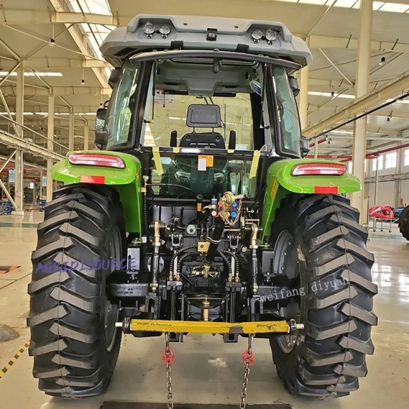 Cina: Traktor Mini petani kualitas tinggi 90hp 4WD mesin pertanian pertanian traktor pertanian Tiongkok kabin baru DENGAN HARGA