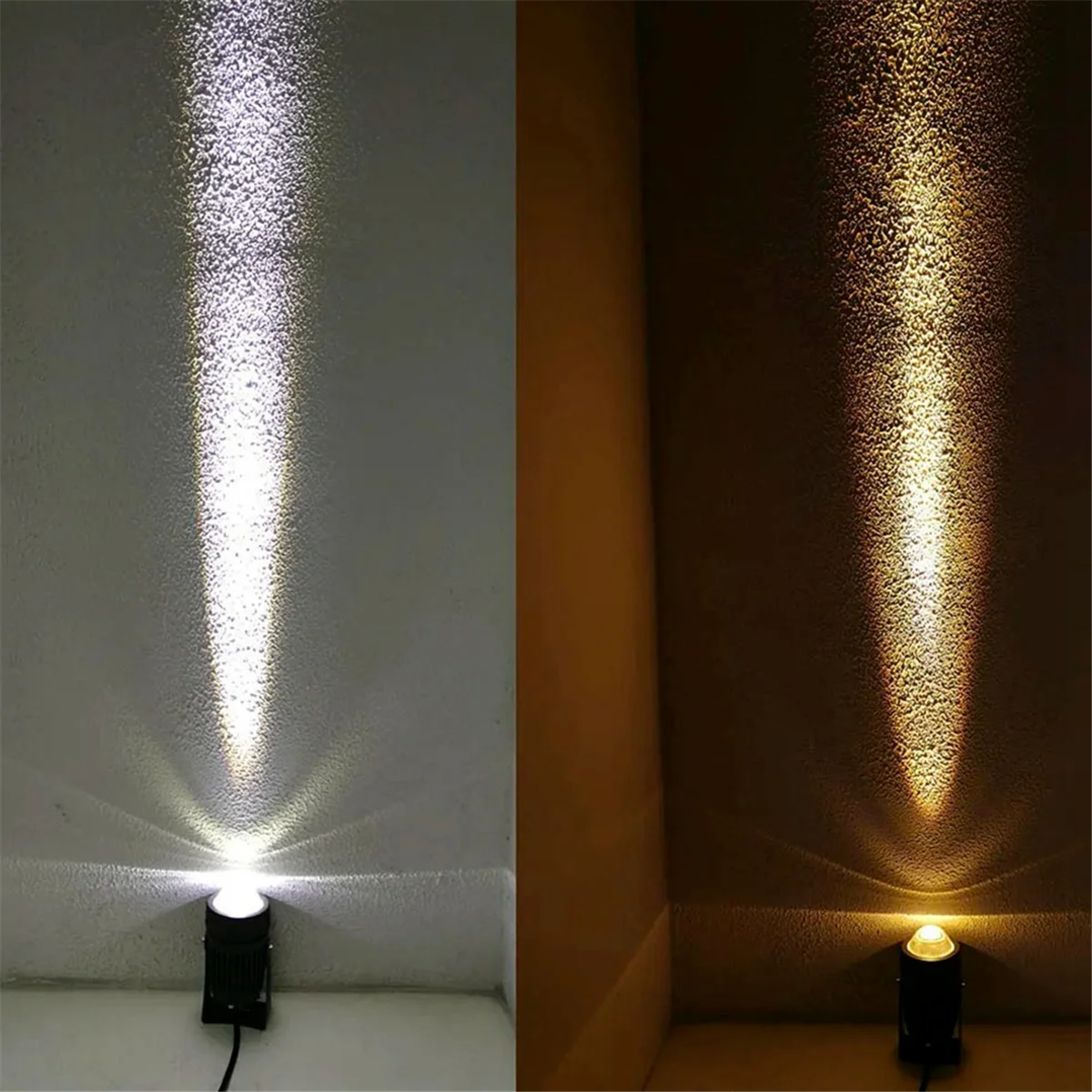 A95G Outdoor LED Garden Wall Spotlights 10W Landscape Lighting AC220V IP65 Waterproof One Beam Spotlight Warm Light