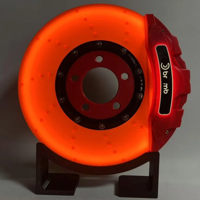 

Creative Diy Brake Disc Modified Led Atmosphere Lights Trend Desktop Wall Hanging Nightlight Ornaments Personality Ornaments