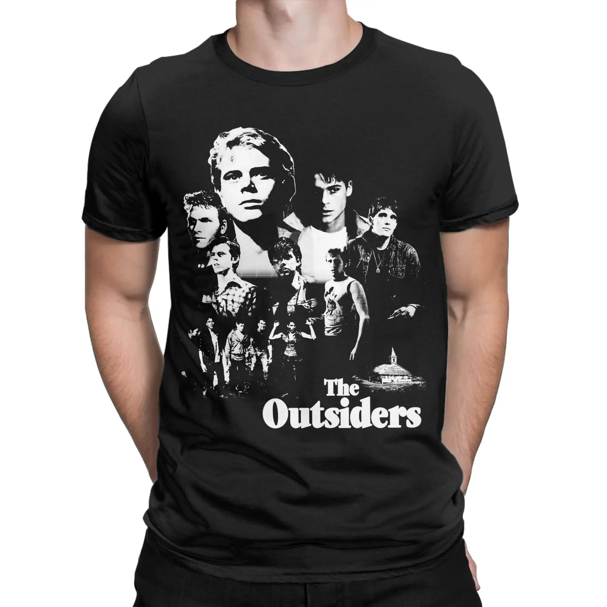 The Outsiders 1983 Movie T Shirt for Men 100% Cotton Vintage T-Shirts Crew Neck Stay Gold Tee Shirt Short Sleeve Clothing 6XL - view 2