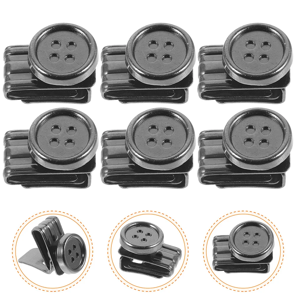 

8Pcs Suspender Buttons No Sew Metal Button Replacement for Pants Jeans Hats Durable Multi Use Button Pin for Clothes