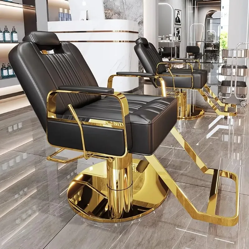 

Modern Retro Professional Barber Hot Dyeing Chair Luxury Fashion Comfort Delicacy Salon Chair Ergonomic Beauty Sillon Barberia