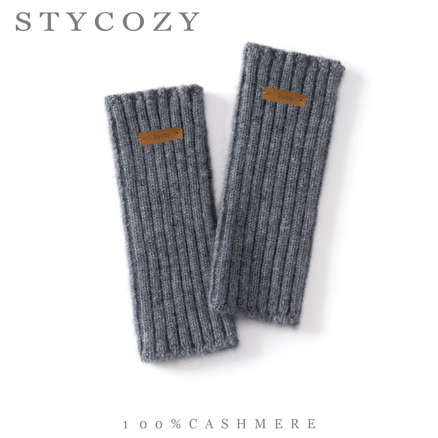 manchons-courts-en-tricot-de-cachemire-100-a-cotes-pour-femmes-style-vintage-couleur-unie-elastiques-manchettes-thermiques-manchons-d'hiver-douillets-pour-un-usage-quotidien