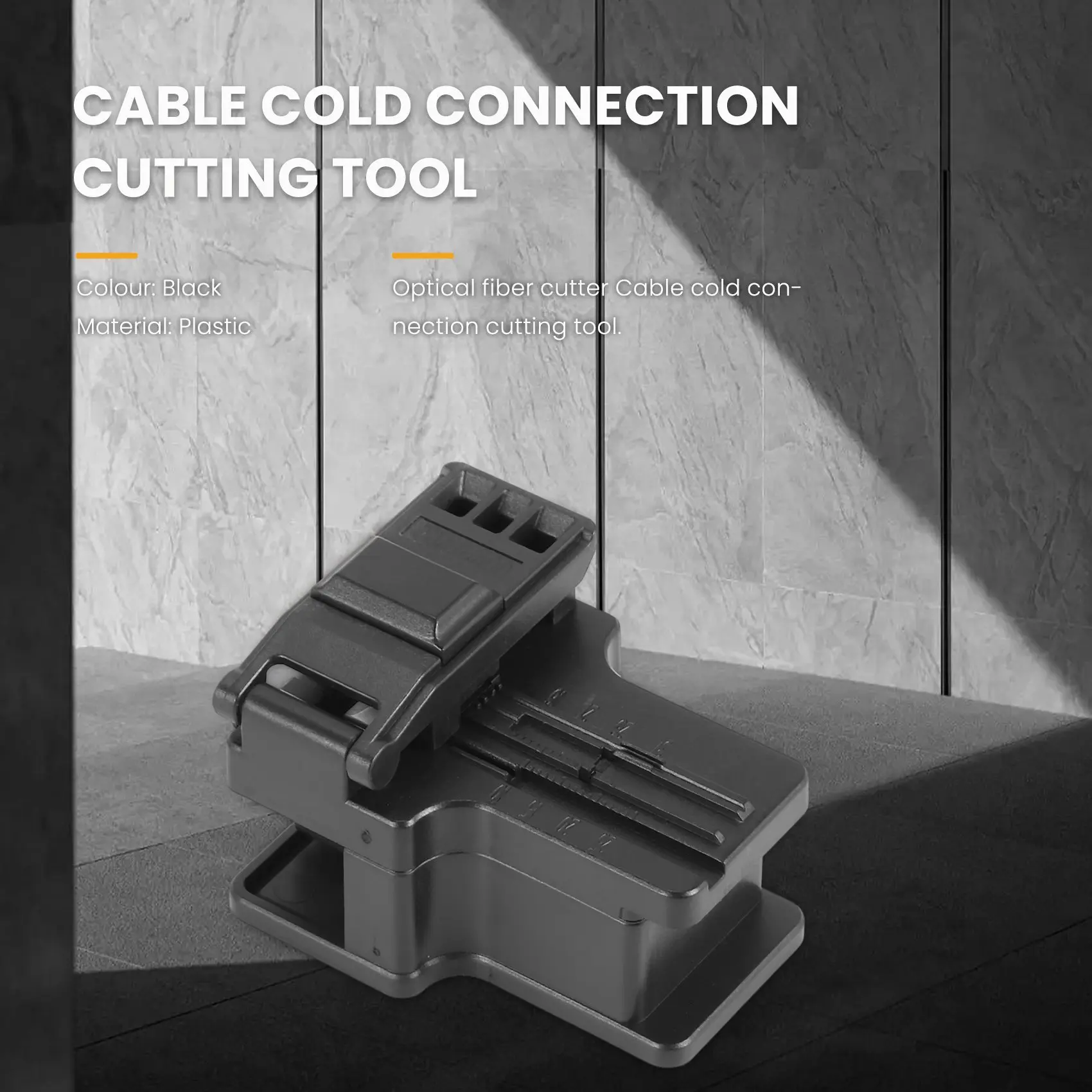 

COMPTYCO AUA-X01 FTTH MINI Optical Fiber Cleaver ABS Small High Precision Fiber Cutter Cable Cold Connection Cutting Tool SSQ
