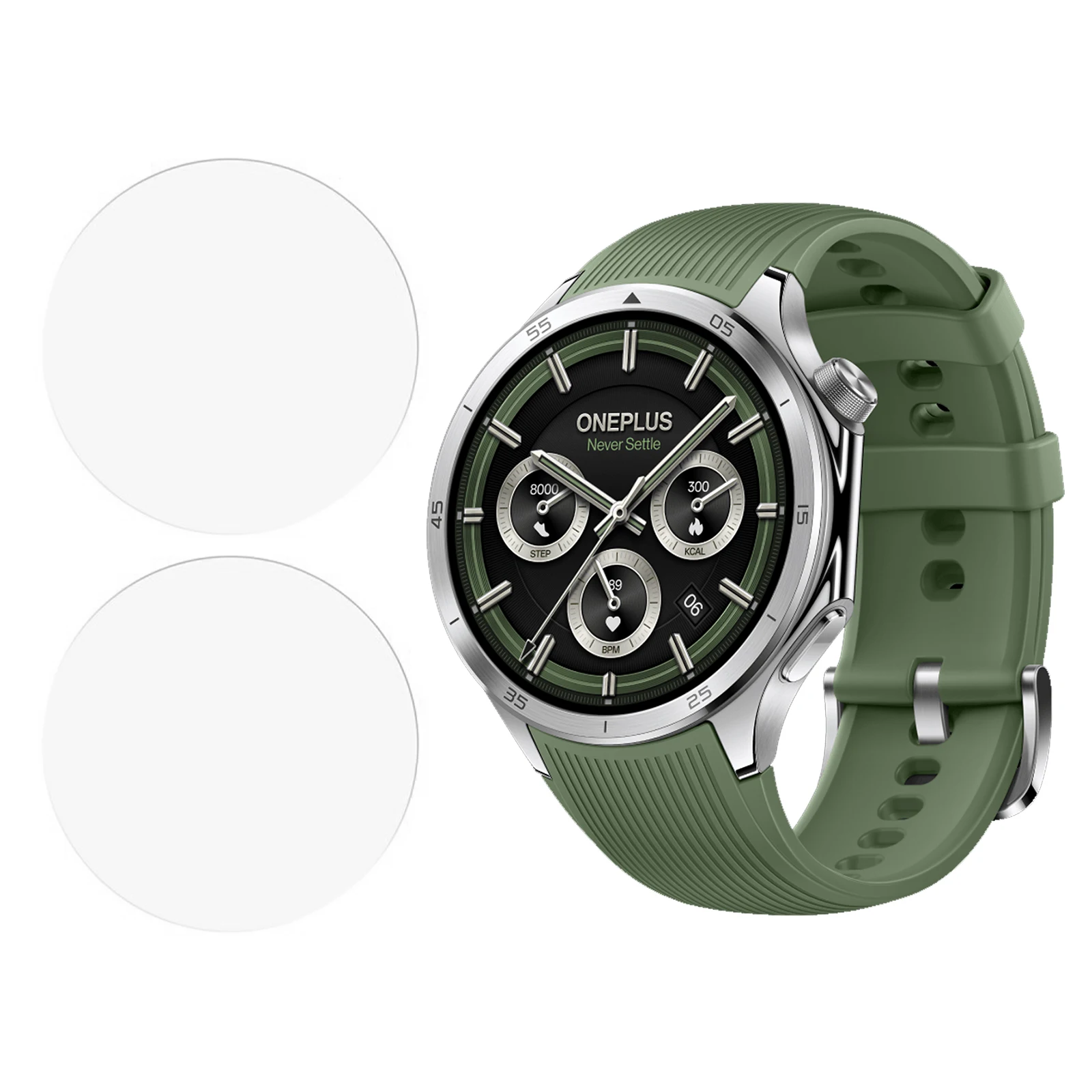 

2 шт. для OnePlus Watch 3, 46 мм, защитная пленка для экрана, закаленное стекло, 2,5D HD, пленка для экрана часов