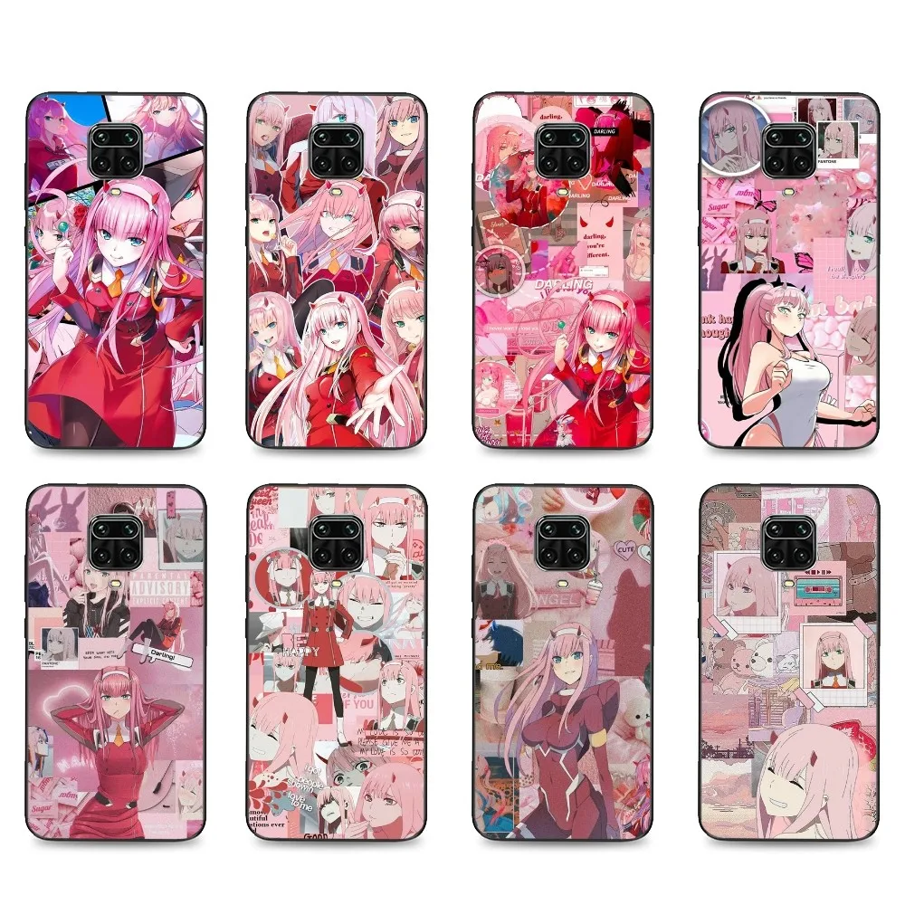 Zero Two Darling in the FranXX Anime Phone Case For Xiaomi Mi 5X 8 9 10 11 12 lite pro 10T PocoX3pro PocoM3 Note 10 pro lite