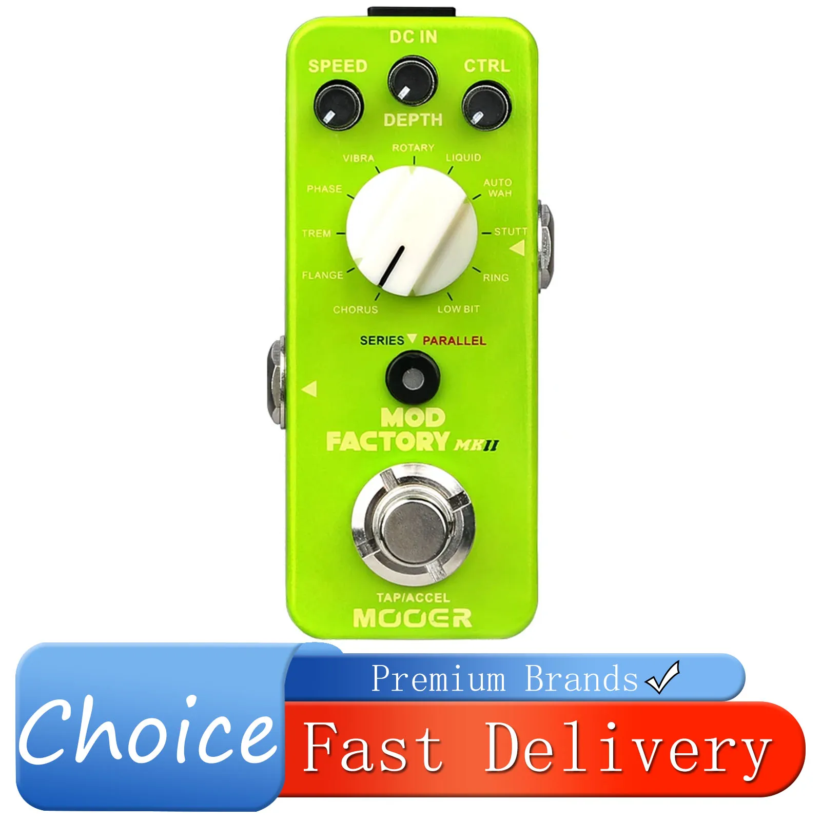 MOOER Mod Factory MKII Guitar Effect Pedal 11 Modulation Effect Mod Factory Tone Full Metal Shell Micro Pedal Guitar Accessories