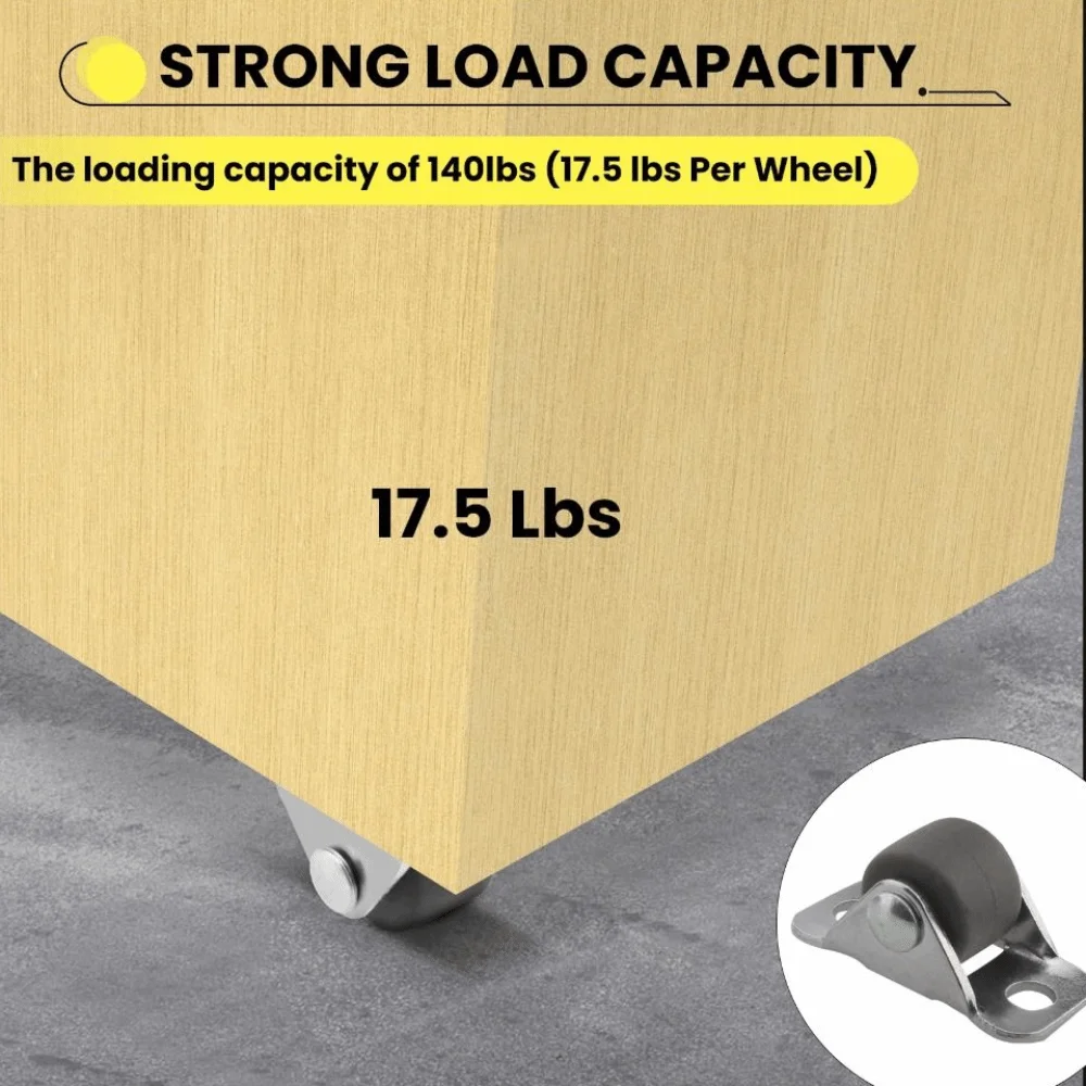 4Pcs 1/2 Inch Furni… - image