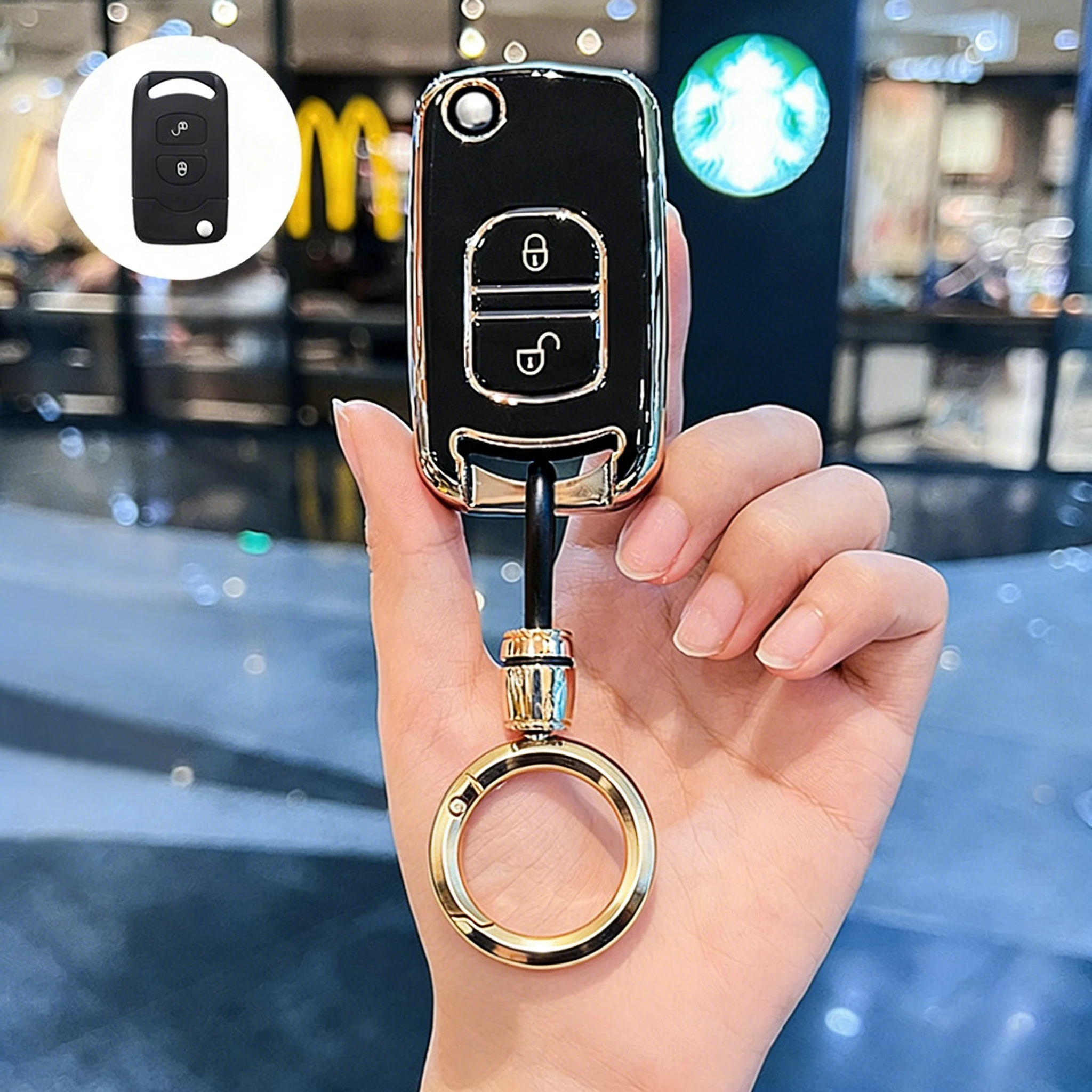 Gold Trim Tpu Car K…