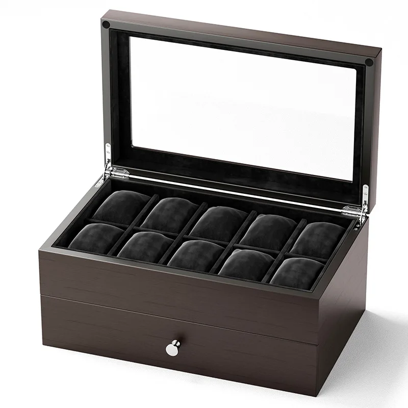 

jewelry watch display packaging box double layer multifunctional storage box
