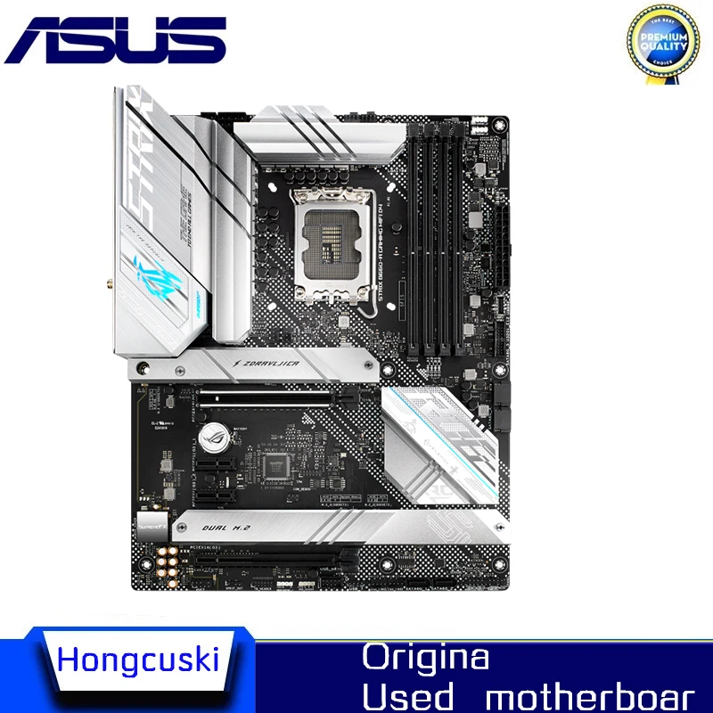 Used B660M For ASUS ROG STRIX B660-A GAMING WIFI D4 LGA 1700 DDR4 Motherboard B660 Supports CPU i5 10400f i3 12100f 12400f