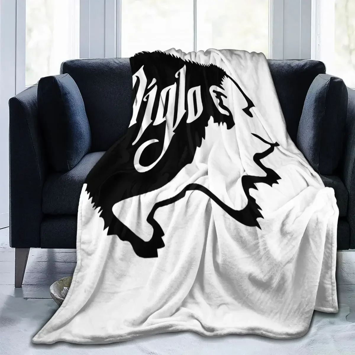 

Homme Herisson Niglo Throw Blanket Customizable Portable Suitable For Sofa AntiPilling
