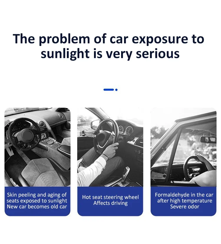 For Volkswagen VW Caddy 2K MAXI 2003~2019 Car Front Window Sunshade UV Protection Reflector Cover Full Sun Visor Car Accessories view 3