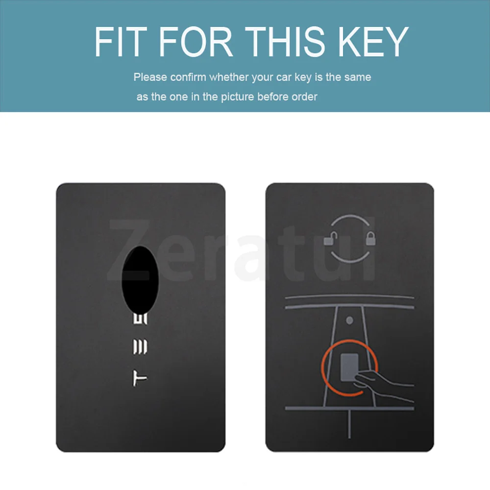 Black Transparent TPU Keyless Shell Fob Key Card Cover for Tesla Model 3 Y X S Launch 2025+ Juniper Card Holder Protector Case