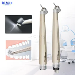Deasin Dental 45 Degree LED High Speed Handpiece Air Turbine Anti Retraction Surgical Handpiece Dentostry Tools