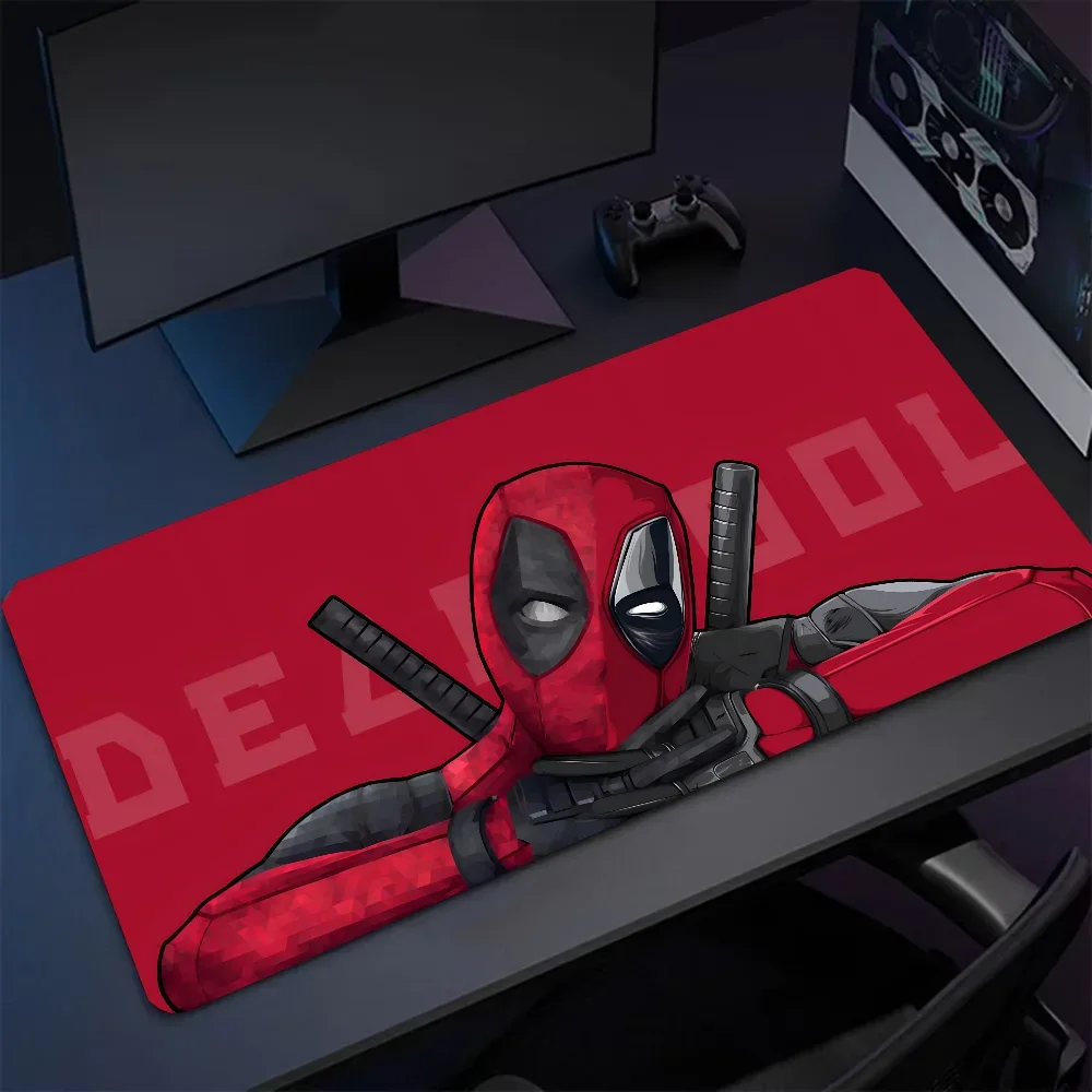 

M-Marvel D-Deadpool Anime Mousepad Large Computer Gaming Accessories MousePads Desk Mats Anti-slip Laptop Soft Mouse Pad