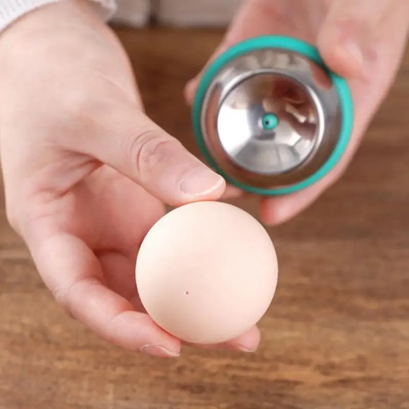 Stainless Steel Egg Piercer Needle Eggs Endurance Hole Puncher Kitchen Gadgets Tool To Easily Peel Eggs For Boiled Eggs