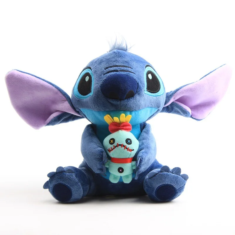 Disney Stitch-muñeco de peluche de Lilo & Stitch para niños, muñeco de peluche de Anime, regalo de cumpleaños