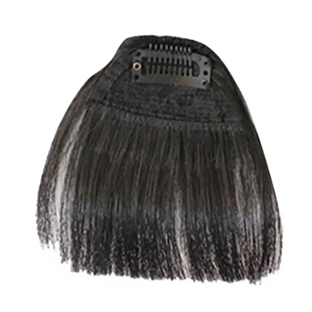 Synthetic Air Bangs Hairpiece Fake Bangs Black Brown Hairpiece Extension Comic Invisible Wig Clip In Bangs Fringe False Wigs