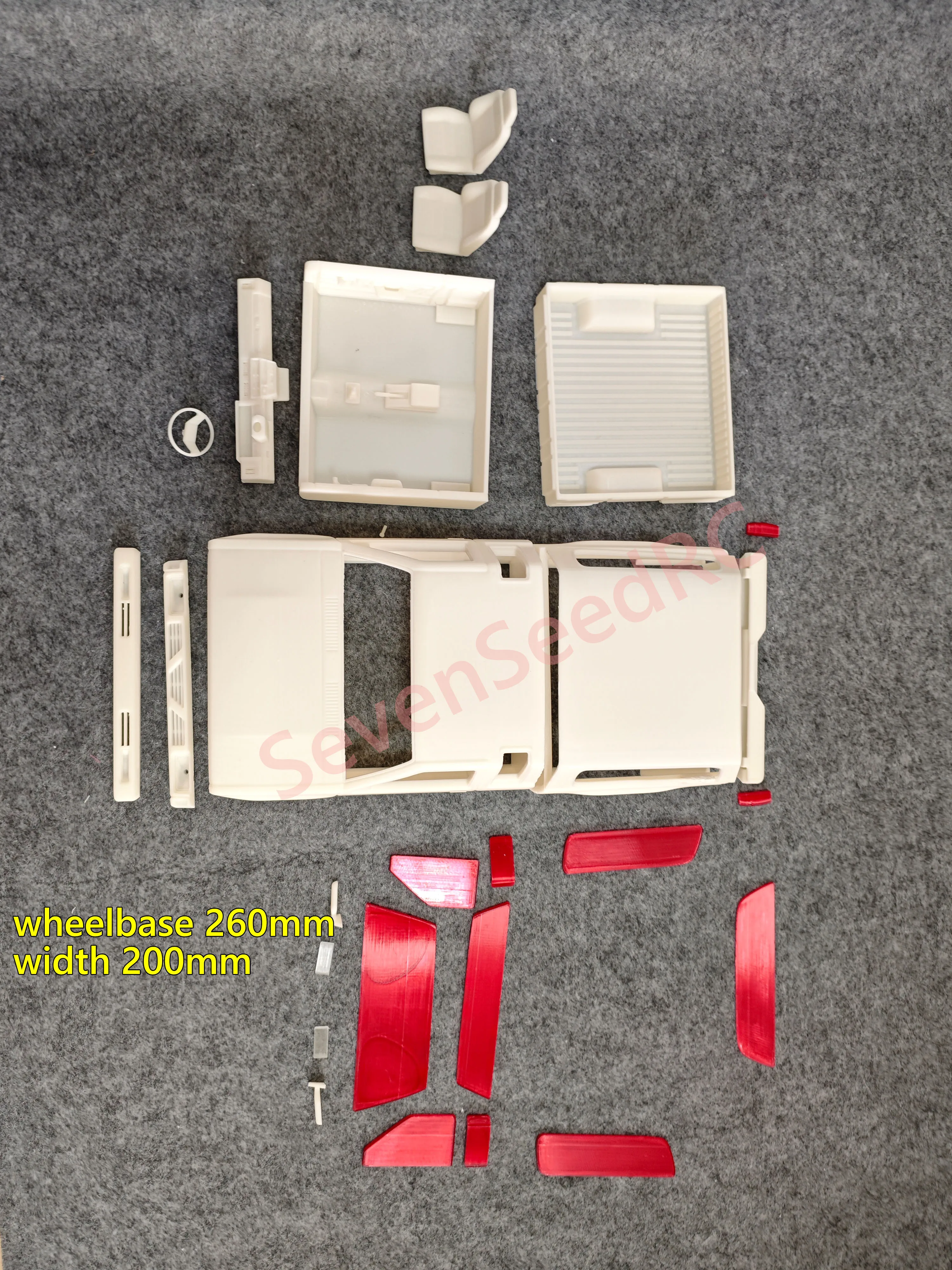 3d Printed RC Car Body Kit 1994 D21 1/10 for Tamiya MST