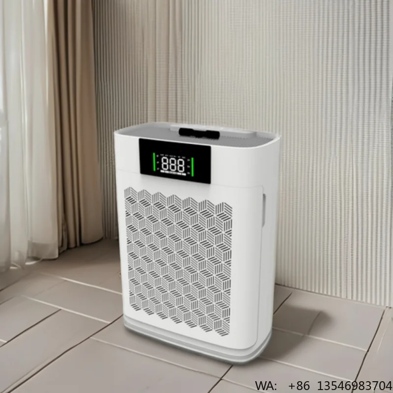 Smart Air Purifier With Wi-fi & App Control for Large Rooms Battles Odors Dust & Pm2.5 With Auto Mode and Quality Monitor