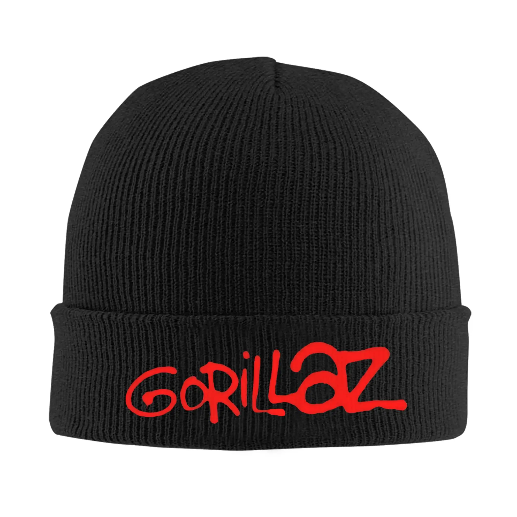 Gorillazed Knit Hat Beanies Autumn Winter Hat Warm Unisex  F