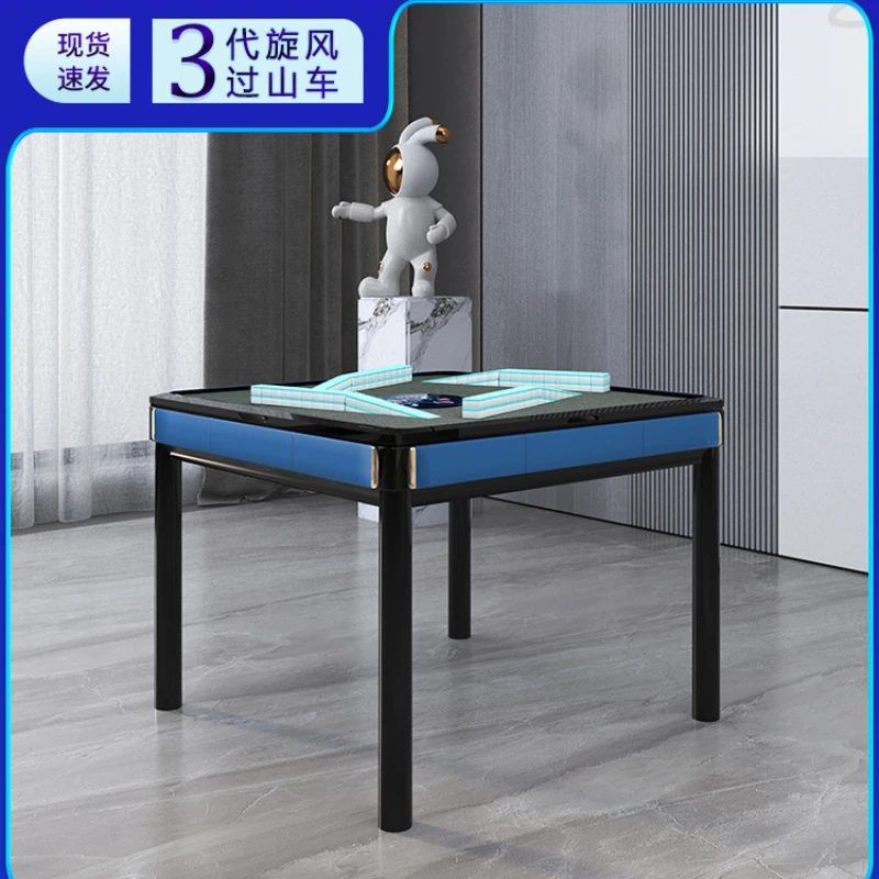 LTT  Mute Mahjong Machine Automatic Low Noise Mahjong Machine Dining Table Dual-Use Push-Free Card Mahjong Table