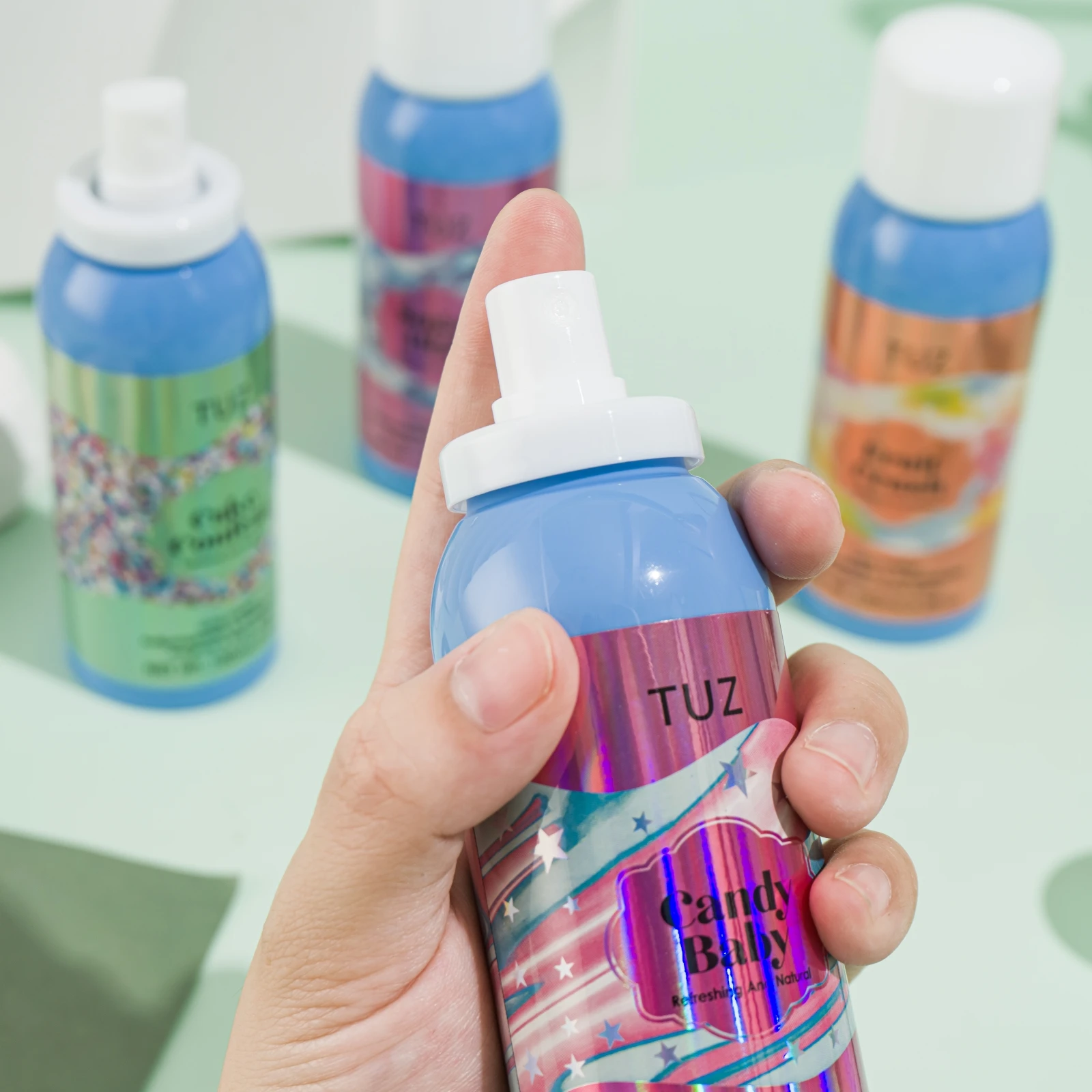 TUZ Long Lasting Antiperspiration & Deodorization Fragrance Body Spray Refresh Natural Floral Fruitly Fragrance 24 Hours 100ml