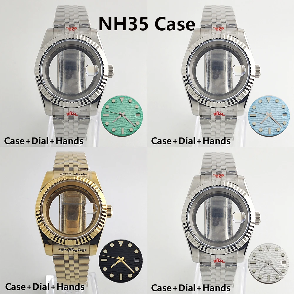 

36/39mm NH35 Case Dial Sapphire Glass Men's Watch Suitable for NH35 Movement NH38Movement Watch Accessories Repair Tool