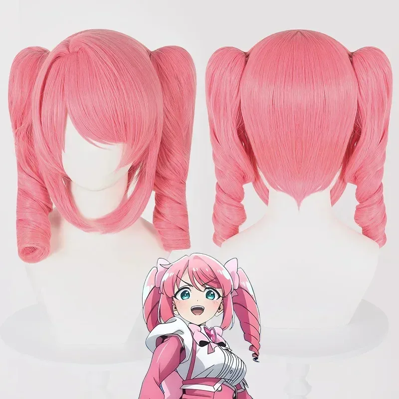 

Hanabishi Haruka Cosplay Wig Anime Gushing Over Magical Girls Pink Hair Magia Magenta Mahou Shoujo ni Akogarete