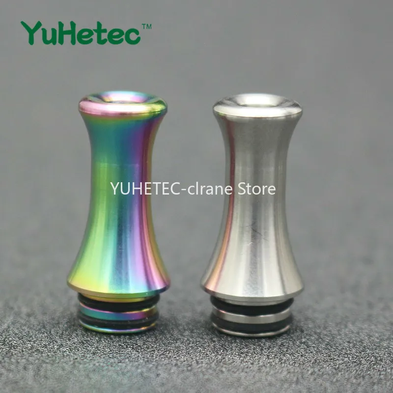 1ชิ้นปลายหยด510สแตนเลส yuhetec Nautilus 2S ปลายหยด510สำหรับ Aspire Nautilus 2ทุกถังด้าย510ปาก