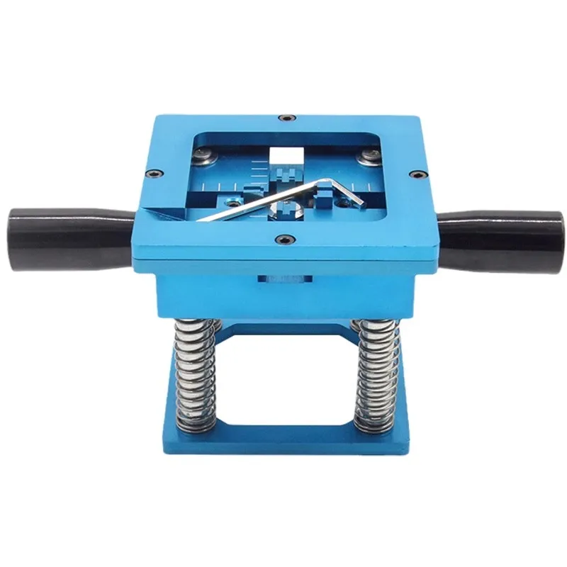 90 * 90 Blue Bead Planting Table with Handle BGA Bead Planting Table Chip Steel Mesh Multifunctional Tin Planting Frame Fixture