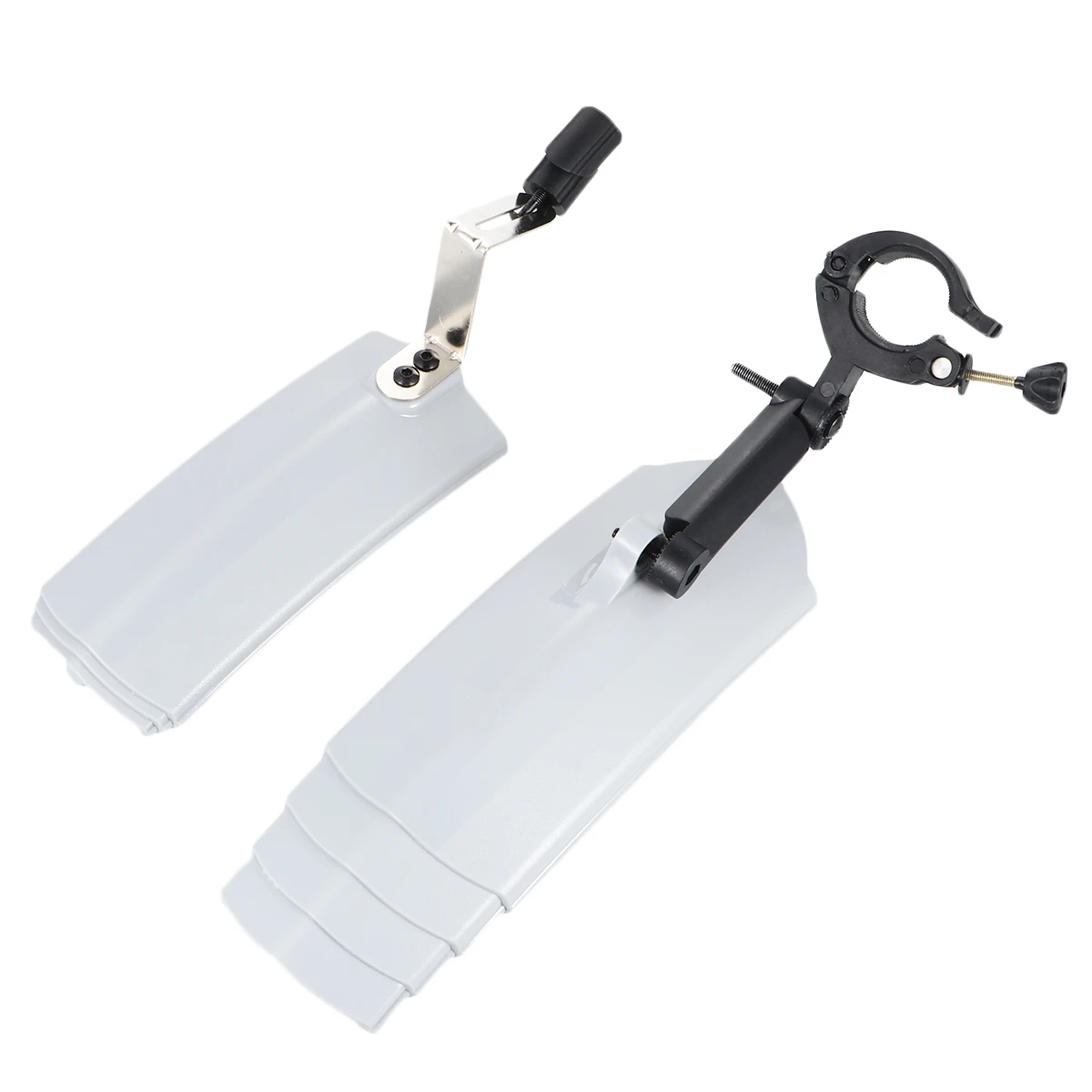 

1 Set Adjustable Bike Mud Guard For Road Cycling Impact Resistant Premium Plastic Mudguard Compatible With Front Fork Holes Over