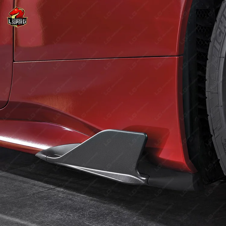 New Design C Style Carbon Fiber Body Kit For Ferrari 488 upgrade Car Exterior Facelift Accessories Front Lip Rear Diffusers