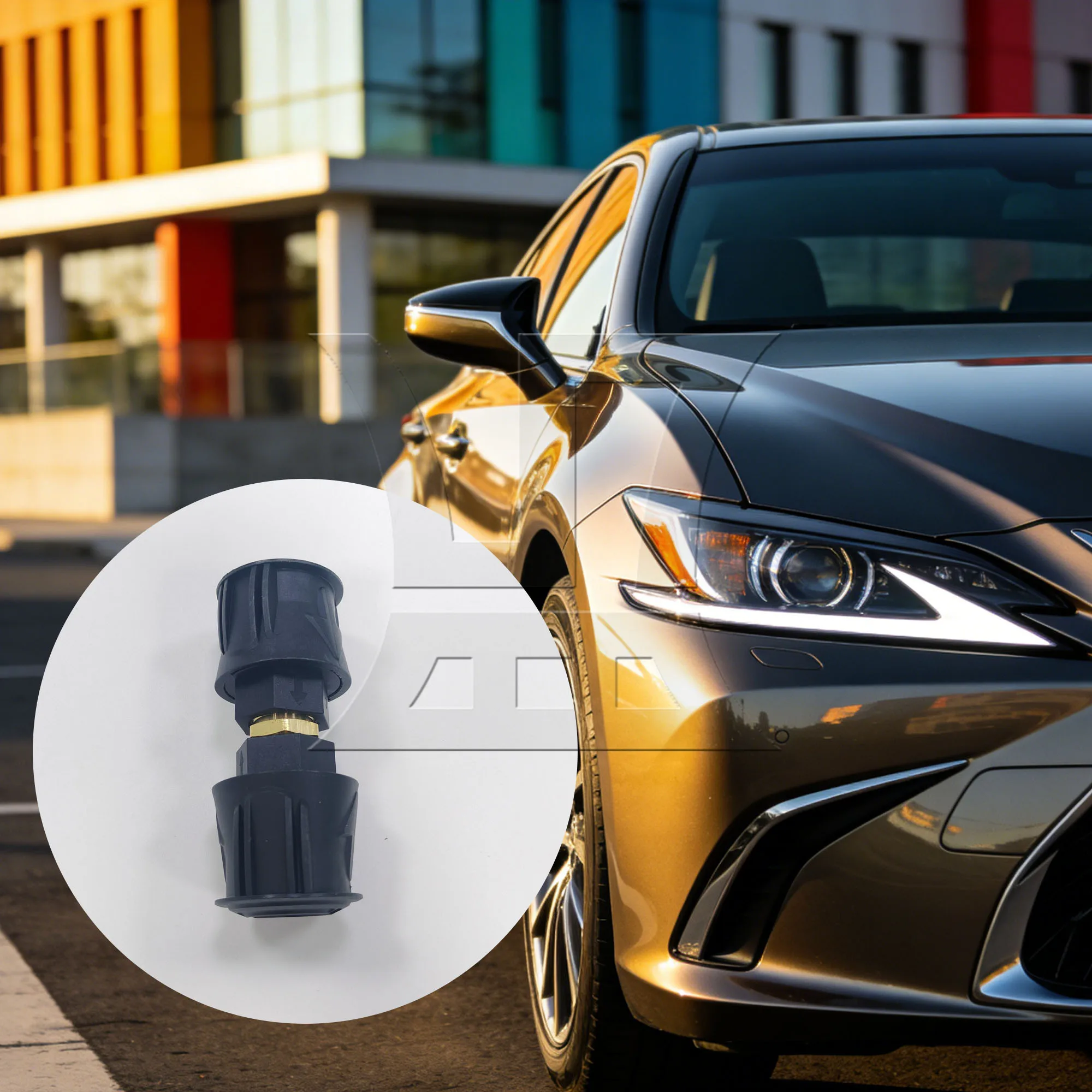 

1pc Pressure Washer Adapter Nylon Aluminum Alloy 11.2x4.4cm for Quick Connection