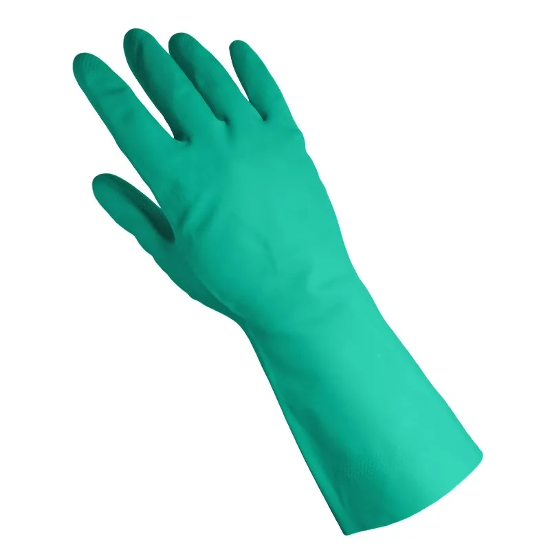 Pro Paint Stripping and Refinishing Glove, Latex Free Glove, Green, Large, 1 Pair