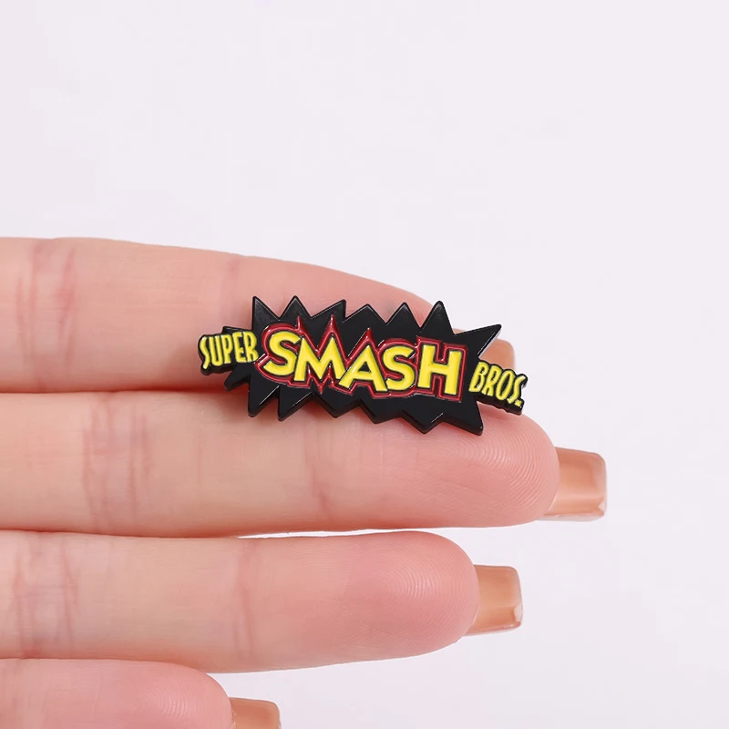 Funny Phrase Enamel Pins Custom Game Brooches Lapel Badges Jewelry Gift for Kids Friends