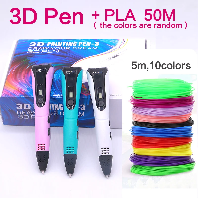 High-Quality Best-Selling Multi-Function 3D Pen with Free Colorful PLA Material for Art Creation Model Making And Art Education